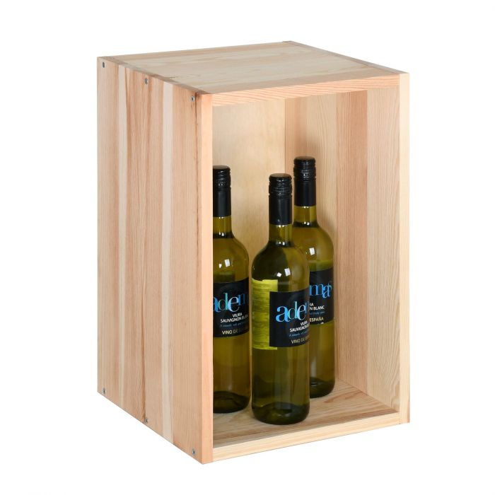 картинка Стеллаж для бутылок вина (45 х 30 х 30), 18 бутылок, без вставок от магазина Полка Вин+