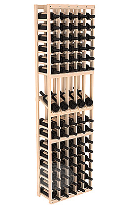 картинка Стеллаж с дисплеем - 5 стоек, 75 бутылок (62смх195смх30см) от магазина Полка Вин+