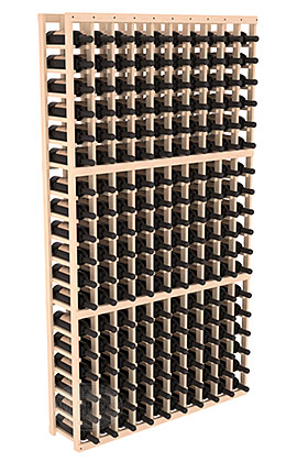 картинка Стеллаж для вина  - 10 стоек, 180 бутылок (122 х 195 х 30)  от магазина Полка Вин+