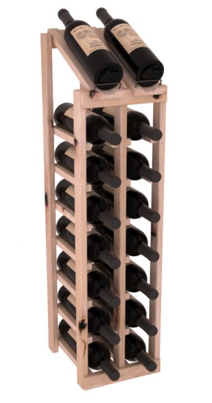 картинка Стеллаж с топ-дисплеем - 2 стойки, 20 бутылок (26смх115смх30см) от магазина Полка Вин+